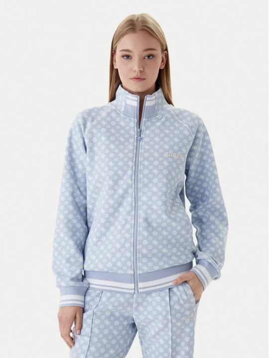 Zdjęcie produktu Guess Bluza V5YQ03 KB212 Błękitny Regular Fit Niebieski jasny