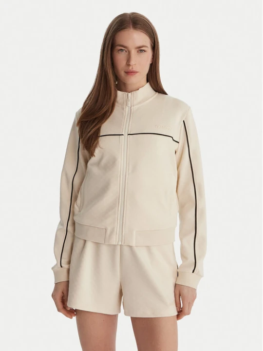 Zdjęcie produktu Guess Bluza V6GQ09 K3001 Écru Regular Fit Kremowy