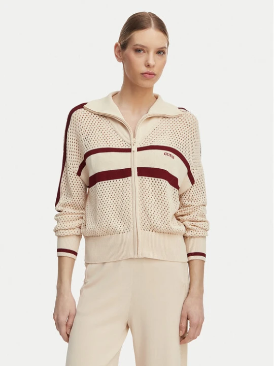 Zdjęcie produktu Guess Bluza V6GR08 Z0729 Beżowy Regular Fit