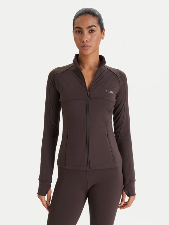 Zdjęcie produktu Guess Bluza V6RP15 KD952 Brązowy Slim Fit