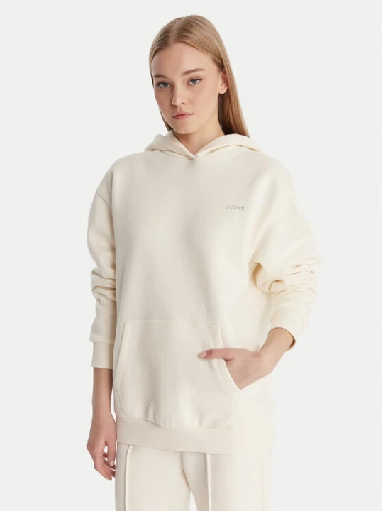 Zdjęcie produktu Guess Bluza V6RQ14 K9V31 Écru Regular Fit Kremowy