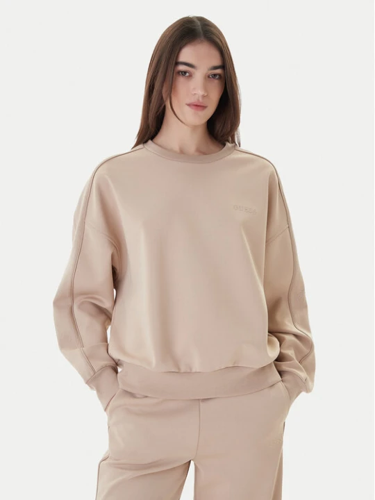 Zdjęcie produktu Guess Bluza V6RQ96 KCX22 Beżowy Regular Fit