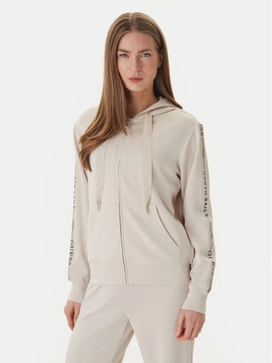 Zdjęcie produktu Guess Bluza W6GQ03 K2656 Beżowy Regular Fit