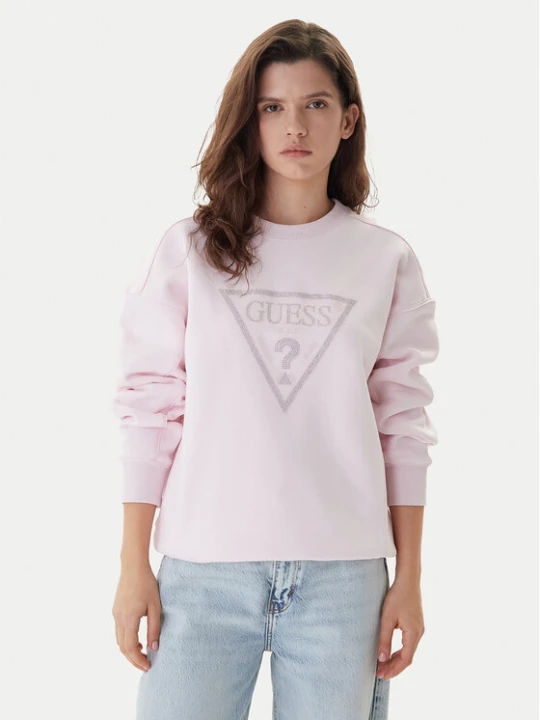 Zdjęcie produktu Guess Bluza W6RQ16 KB681 Różowy Regular Fit