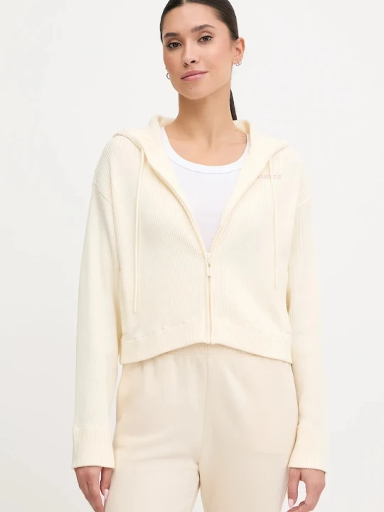 Zdjęcie produktu Guess bluza z domieszką wełny FLAMINIA beżowy