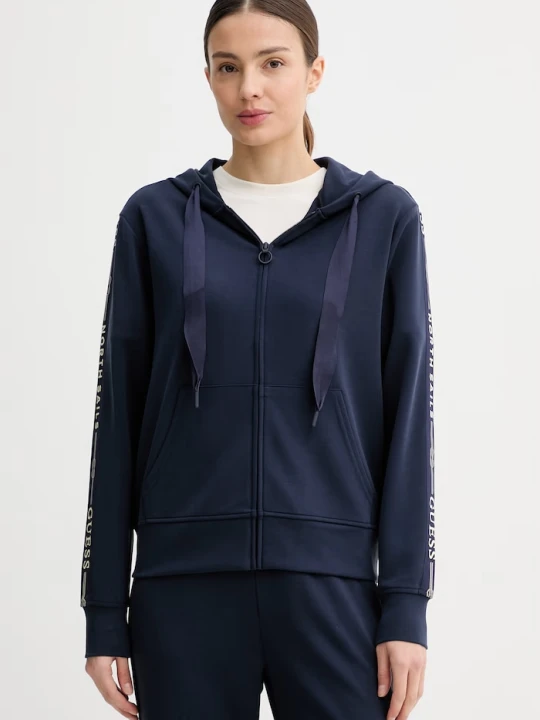 Zdjęcie produktu Guess bluza z kapturem damska X NORTH SAILS granatowy