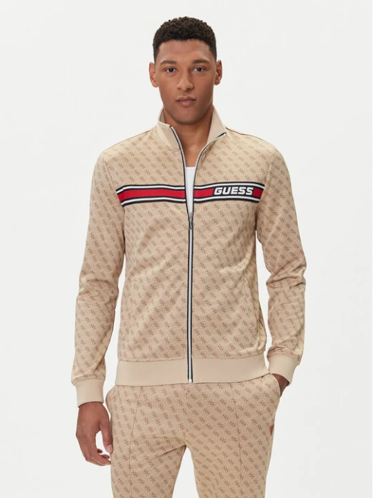 Zdjęcie produktu Guess Bluza Z2BQ06 K7122 Beżowy Regular Fit