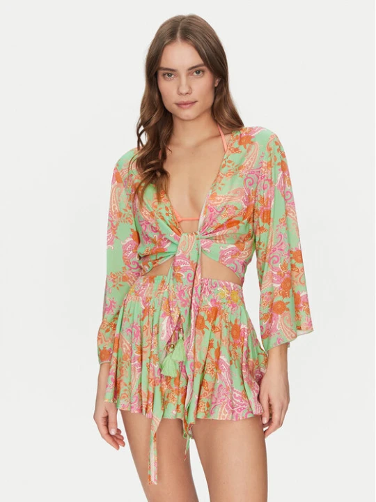 Zdjęcie produktu Guess Bluzka E5GH01 WH3X2 Kolorowy Regular Fit