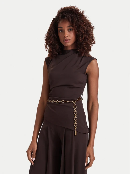 Zdjęcie produktu Guess Bluzka G6YH15 W3206 Brązowy Slim Fit