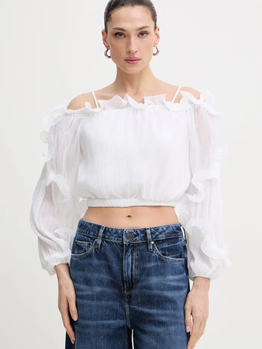 Zdjęcie produktu Guess bluzka GABRIELLA biały