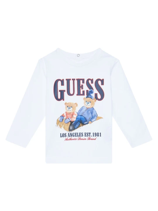 Zdjęcie produktu Guess Bluzka I5BI00I3Z14 Biały Regular Fit