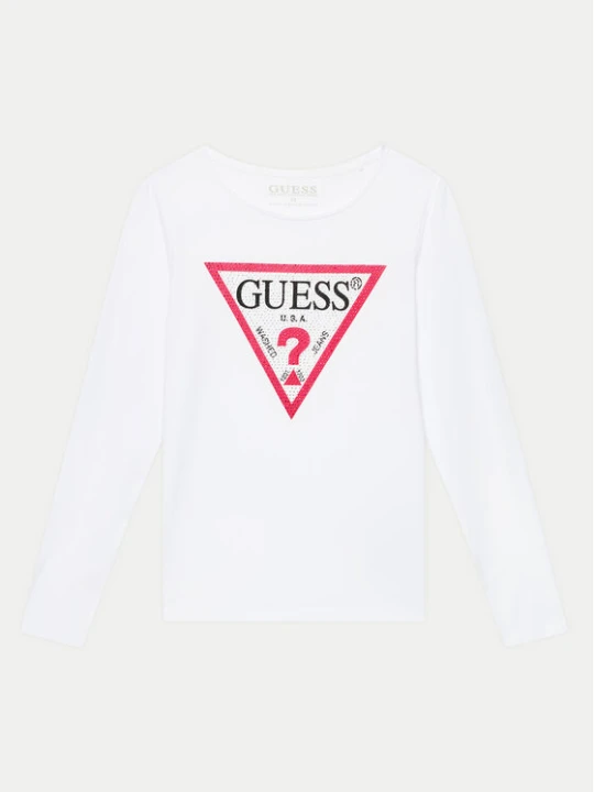 Zdjęcie produktu Guess Bluzka J2YI50 K6YW1 Biały Regular Fit
