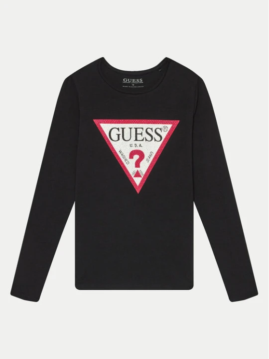Zdjęcie produktu Guess Bluzka J2YI50 K6YW1 Czarny Regular Fit