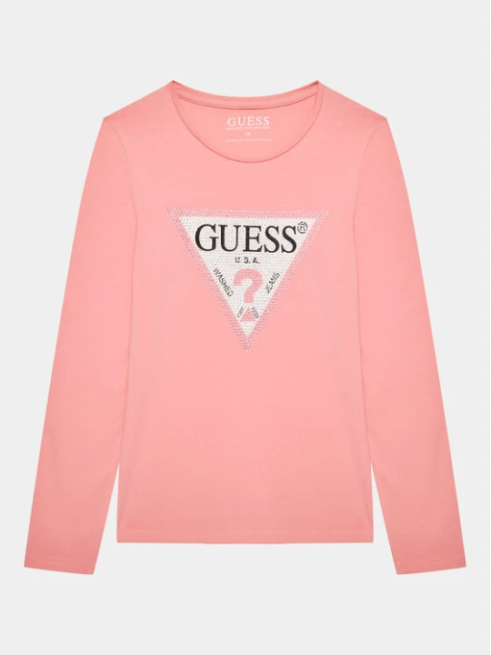 Zdjęcie produktu Guess Bluzka J2YI50 K6YW1 Różowy Regular Fit