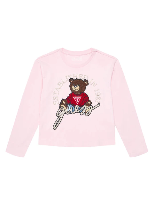 Zdjęcie produktu Guess Bluzka J4BI10 I3Z14 Różowy Regular Fit