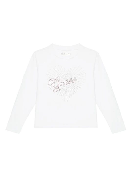 Zdjęcie produktu Guess Bluzka J5BI35 J1314 Biały Relaxed Fit