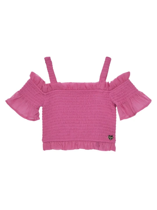 Zdjęcie produktu Guess Bluzka J5GH02 WA2T0 Różowy Regular Fit