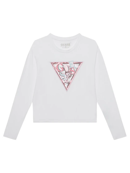 Zdjęcie produktu Guess Bluzka J5YI15 K6YW4 Biały Regular Fit