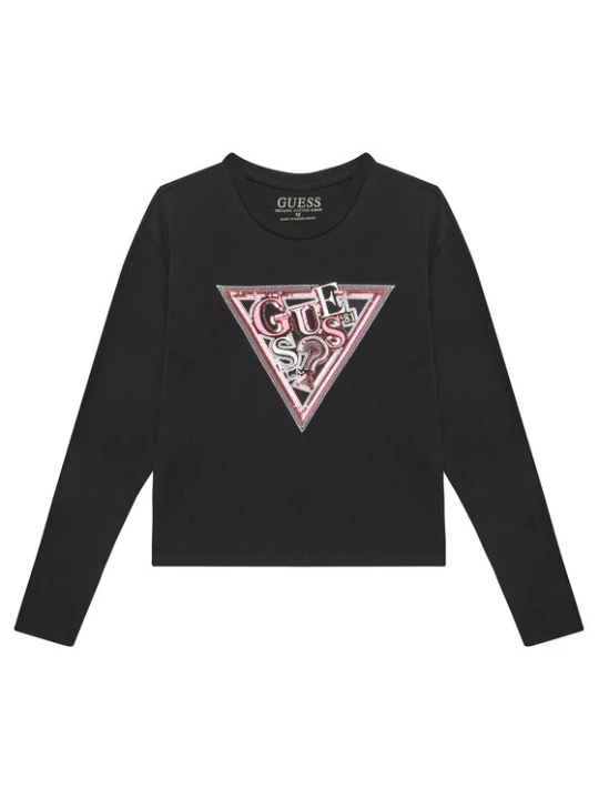 Zdjęcie produktu Guess Bluzka J5YI15 K6YW4 Czarny Regular Fit