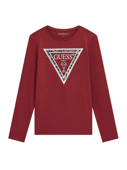 Zdjęcie produktu Guess Bluzka J6BI02 K5771 Czerwony Regular Fit