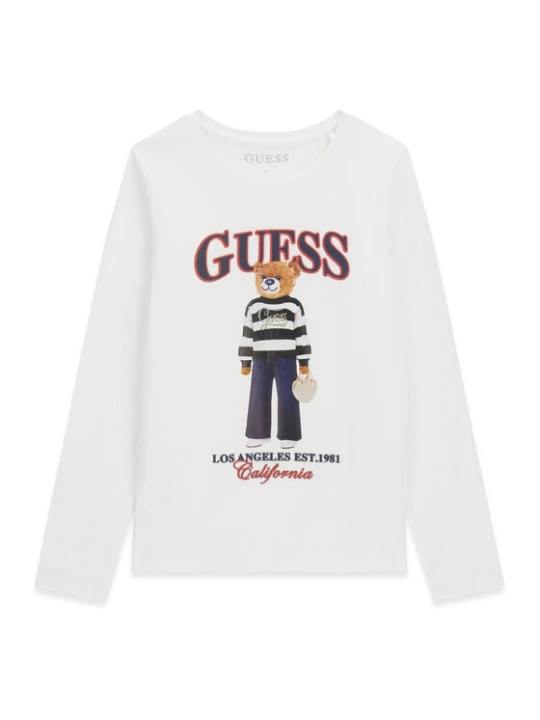 Zdjęcie produktu Guess Bluzka J6BI12 K5793 Biały Regular Fit
