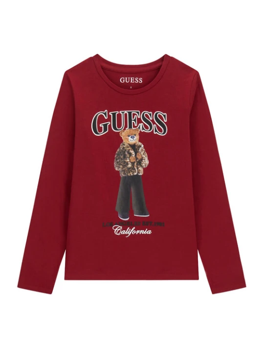 Zdjęcie produktu Guess Bluzka J6BI12 K5793 Bordowy Regular Fit