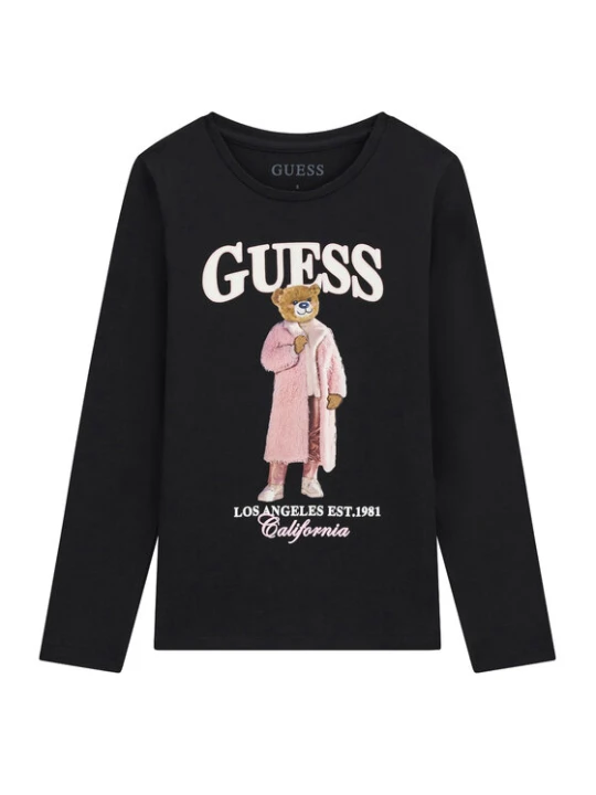 Zdjęcie produktu Guess Bluzka J6BI12 K5793 Czarny Regular Fit