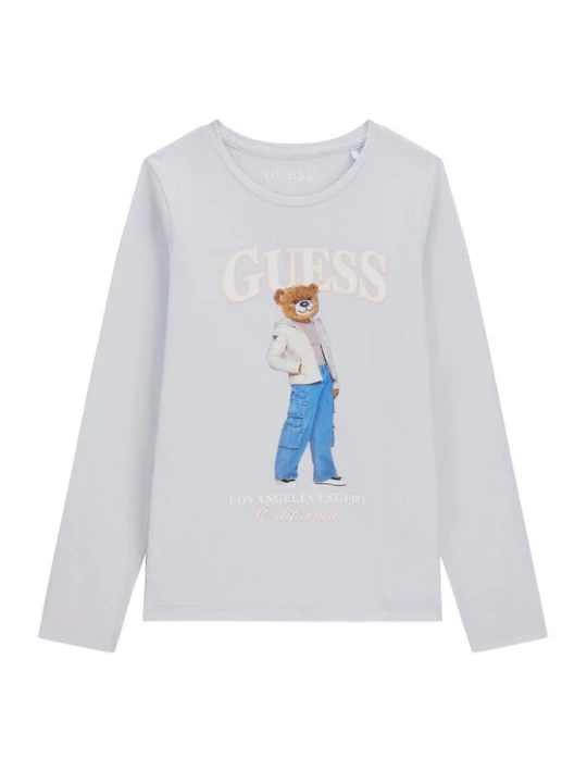 Zdjęcie produktu Guess Bluzka J6BI12 K5793 Niebieski jasny Regular Fit
