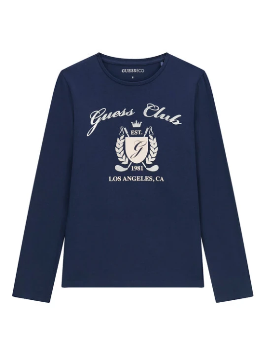 Zdjęcie produktu Guess Bluzka J6YI21 K3747 Granatowy Regular Fit