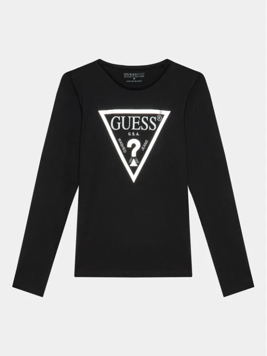 Zdjęcie produktu Guess Bluzka J84I36 K8HM0 Czarny Regular Fit