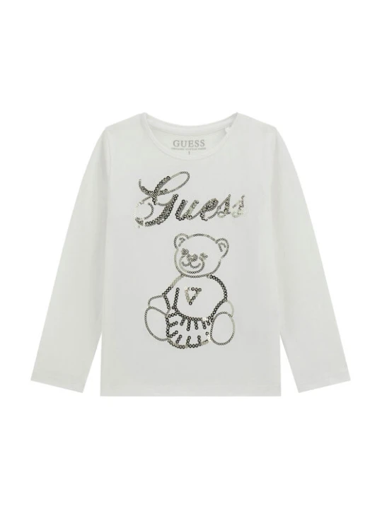 Zdjęcie produktu Guess Bluzka K5BI03 J1314 Biały Regular Fit