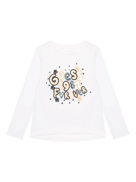 Zdjęcie produktu Guess Bluzka K5BI09 J1314 Biały Regular Fit
