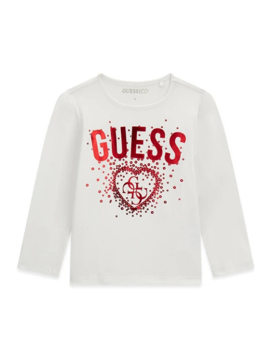 Zdjęcie produktu Guess Bluzka K6BI04 K5797 Biały Regular Fit