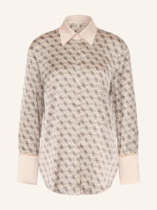 Zdjęcie produktu Guess Bluzka Koszulowa Alexandra Z Satyny schwarz