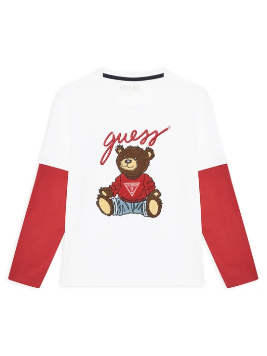 Zdjęcie produktu Guess Bluzka L4BI13 I3Z14 Biały Regular Fit