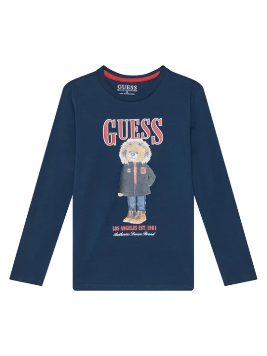 Zdjęcie produktu Guess Bluzka L5BI09I3Z14 Granatowy Regular Fit