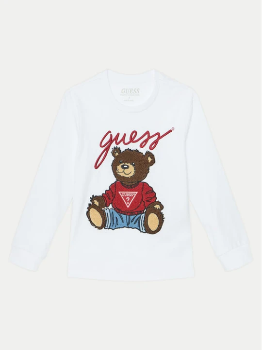 Zdjęcie produktu Guess Bluzka L5RI32 K8HM4 Biały Regular Fit