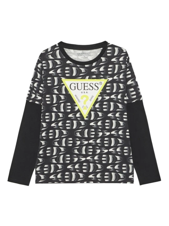 Zdjęcie produktu Guess Bluzka L5YI04 K8HM4 Czarny Regular Fit
