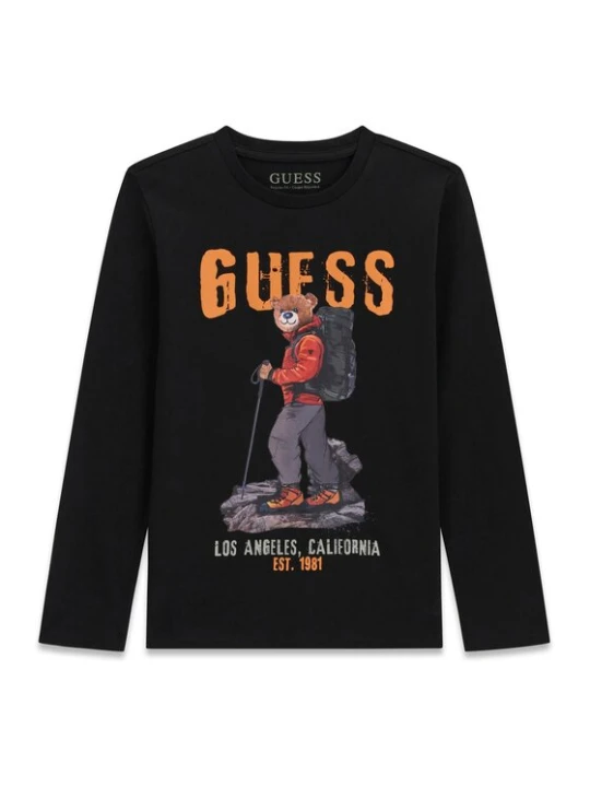 Zdjęcie produktu Guess Bluzka L6BI11 K5732 Czarny Regular Fit
