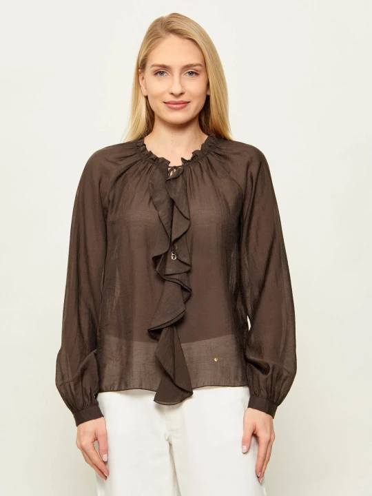 Zdjęcie produktu GUESS Bluzka MAELYS | Loose fit brązowy