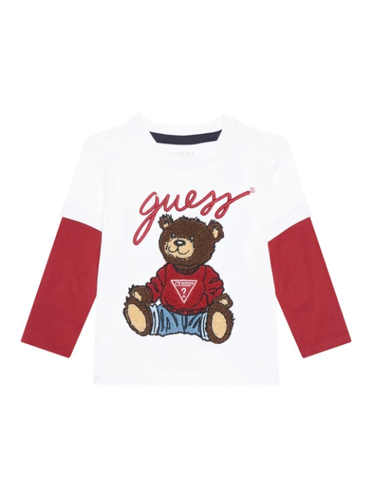 Zdjęcie produktu Guess Bluzka N4BI08 I3Z14 Biały Regular Fit