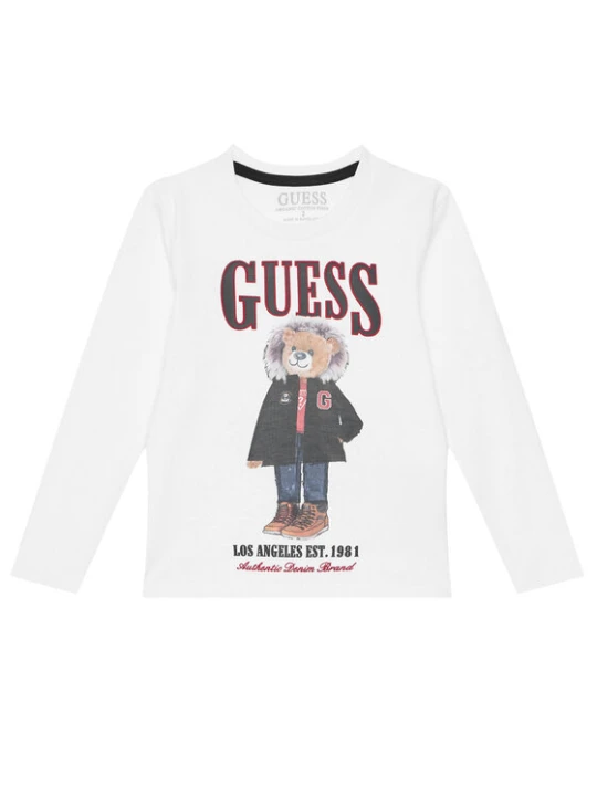 Zdjęcie produktu Guess Bluzka N5BI04 I3Z14 Biały Regular Fit