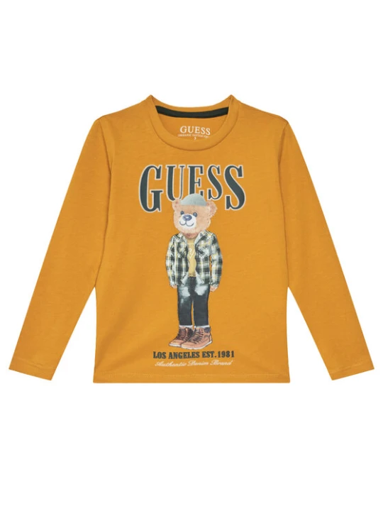Zdjęcie produktu Guess Bluzka N5BI04 I3Z14 Żółty Regular Fit