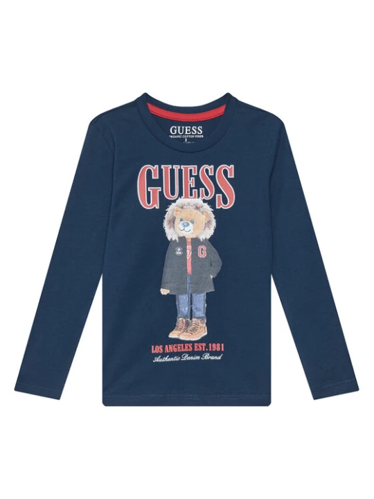 Zdjęcie produktu Guess Bluzka N5BI04I3Z14 Granatowy Regular Fit