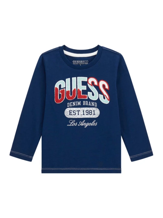 Zdjęcie produktu Guess Bluzka N5BI06 I3Z14 Granatowy Regular Fit
