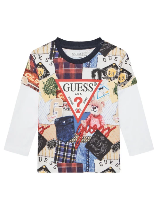 Zdjęcie produktu Guess Bluzka N5YI09 K8HM4 Kolorowy Regular Fit