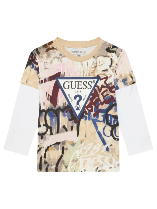 Zdjęcie produktu Guess Bluzka N5YI09 K8HM4 Kolorowy Regular Fit