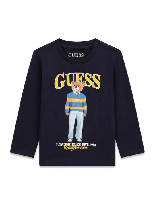 Zdjęcie produktu Guess Bluzka N6BI04 K5854 Granatowy Regular Fit