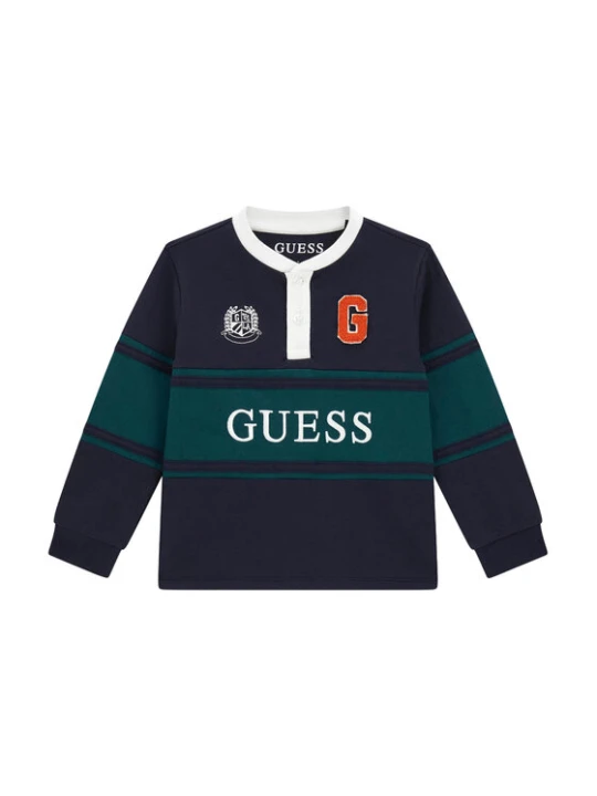 Zdjęcie produktu Guess Bluzka N6YI16 6K4432 Granatowy Regular Fit