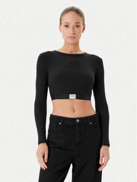 Zdjęcie produktu Guess Bluzka O5RP00 KCDA2 Czarny Regular Fit